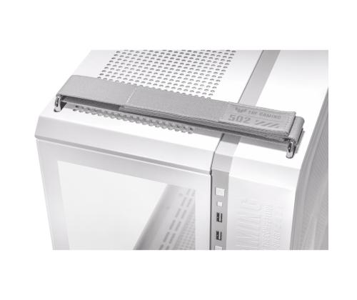 Kotelo ASUS TUF Gaming GT502 MidiTower Case tuotteen ominaisuudet Läpinäkyvä paneeli Ei sisälly ATX...