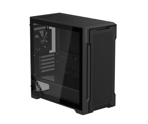 Kotelo GIGABYTE GB-C102G MidiTower Case tuotteen ominaisuudet Läpinäkyvä paneeli Ei sisälly MicroATX...