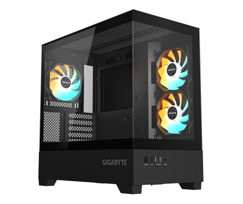 Kotelo GIGABYTE C201 PANORAMIC MidiTower Case tuoteominaisuudet Rackmountable/Removable HDD basket...