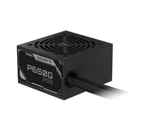 Virtalähde GIGABYTE GP-P650G PG5 ATX 3.1 650 wattia Tehokkuus 80 PLUS GOLD PFC Active MTBF...