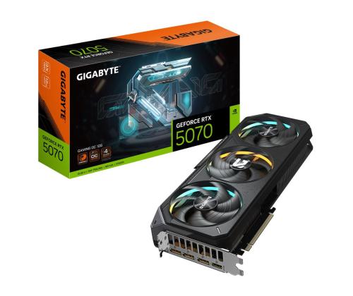 Näytönohjain GIGABYTE NVIDIA GeForce RTX 5070 NVIDIA GeForce RTX 5070 12 GB GDDR7 192 bit PCIE 5.0 16x GPU 2625 MHz...