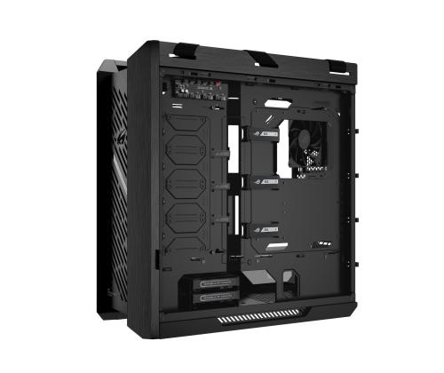 Kotelo ASUS ROG Strix Helios II MidiTower Case tuotteen ominaisuudet Läpinäkyvä paneeli Väri Musta...