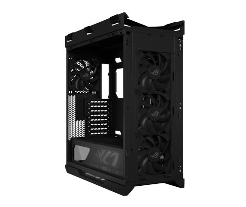 Kotelo ASUS ROG Strix Helios II MidiTower Case tuotteen ominaisuudet Läpinäkyvä paneeli Väri Musta...