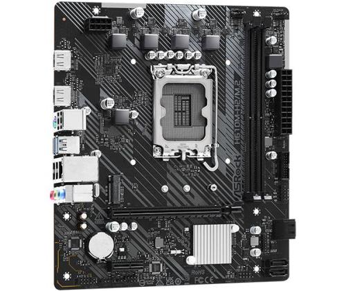 Emolevy ASROCK Intel H610 LGA1700 Micro-ATX Muisti DDR4 Muistipaikat 2 1xPCI-Express 3.0 1x...