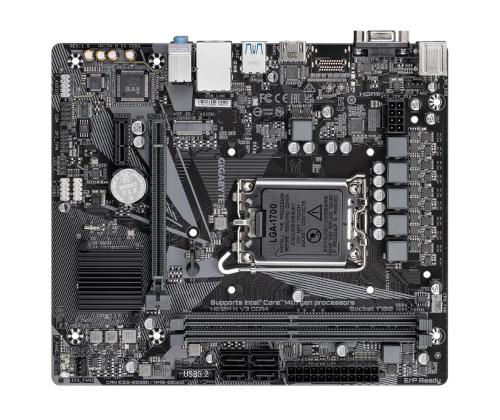 Emolevy GIGABYTE Intel H610 LGA1700 Micro-ATX Muisti DDR4 Muistipaikat 2 1xPCI-Express 3.0 1x...