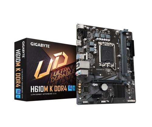 Emolevy GIGABYTE Intel H610 LGA1700 Micro-ATX Muisti DDR4 Muistipaikat 2 1xPCI-Express 3.0 1x...