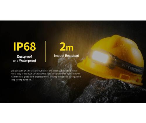 OTSALAMPPU H-SARJA 3000 LUMENIA/HC75 UHE NITECORE