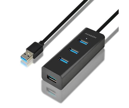 I/O HUB USB3.0 4PORT LATAUS/1.2M HUE-S2BL AXAGON