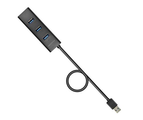 I/O HUB USB3.0 4PORT LATAUS/1.2M HUE-S2BL AXAGON
