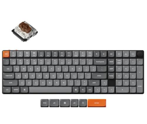 NÄPPÄIMISTÖ WRL K17 MAX RGB/MUSTA K17M-H3 KEYCHRO