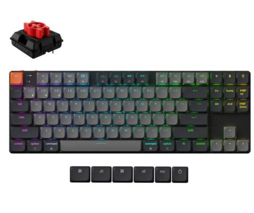 NÄPPÄIMISTÖ WRL K1 RGB/MUSTA K1X-H1 KEYCHRONI