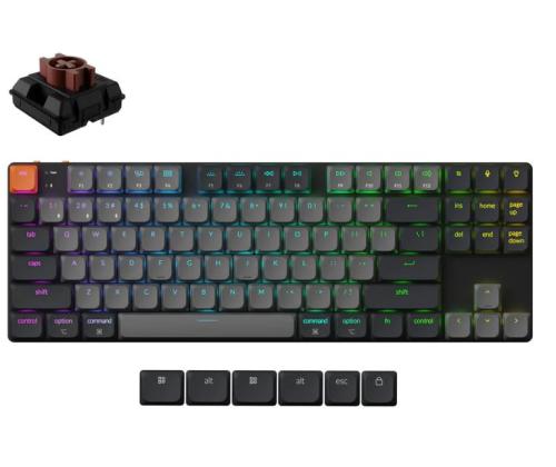 NÄPPÄIMISTÖ WRL K1 RGB/MUSTA K1X-H3 KEYCHRONI