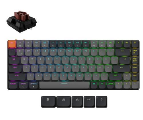 NÄPPÄIMISTÖ WRL K3 RGB/MUSTA K3X-B3 KEYCHRO