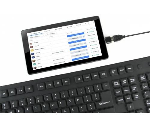 NÄPPÄIMISTÖ JOUSTAVA USB ENG/MUSTA KB-109F-B GEMBIRD GEMBIRD