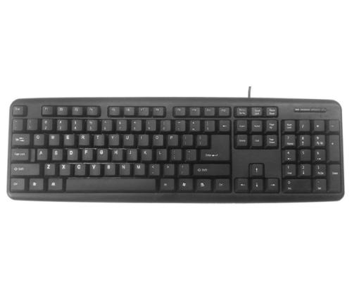 NÄPPÄIMISTÖ STANDART USB RUS/MUSTA KB-U-103-RU GEMBIRD GEMBIRD