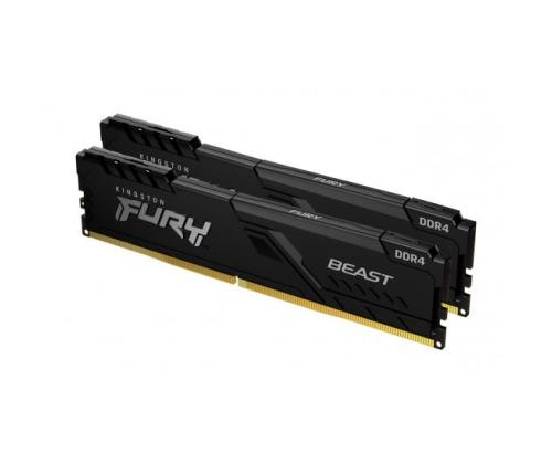 MEMORY DIMM 16GB PC28800 DDR4/KIT2 KF436C17BBK2/16 KINGSTON