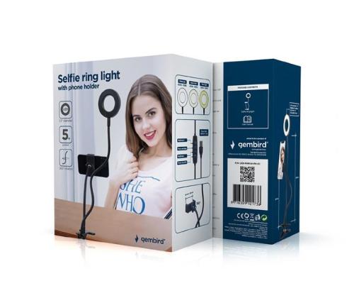 MOBIILI ACC SELFIE RENGAS&PIDIKE/LED-RENGAS4-PH-01 GEMBIRD