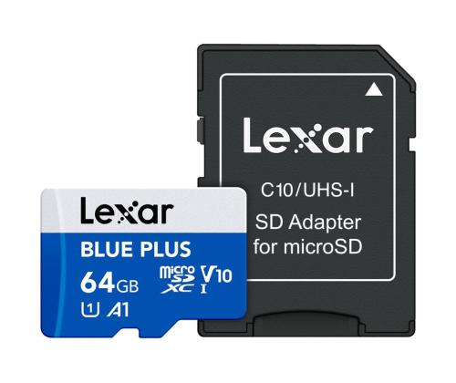 MUISTI MICRO SDXC 64GB UHS-I/W/A LMSBLPL064G-BNANG LEXAR LEXAR