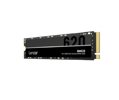 SSD LEXAR NM620 256GB M.2 PCIE NVMe Kirjoitusnopeus 1300 Mt/s Lukunopeus 3300 Mt/s MTBF...