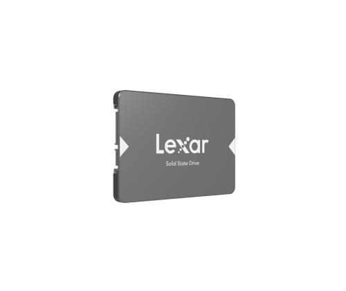 SSD LEXAR NS100 512GB SATA 3.0 Kirjoitusnopeus 450 Mt/s Lukunopeus 550 Mt/s 2.5" LNS100...