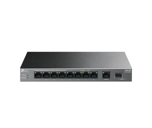 Kytkin TP-LINK LS1210GP 9x10Base-T / 100Base-TX / 1000Base-T 1xSFP PoE+ portit 8 LS1210GP