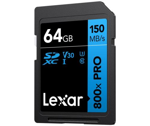 Muistikortti SDXC 64GB UHS-I LSD0800P064G-BNNNG LEXAR