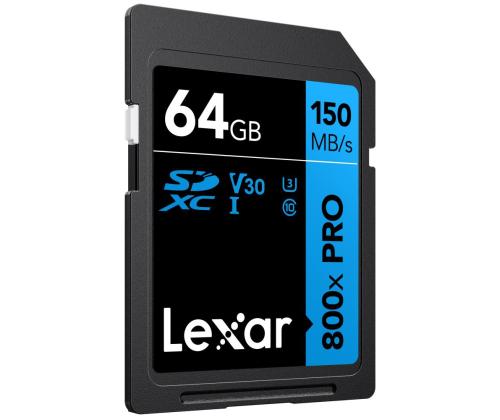 Muistikortti SDXC 64GB UHS-I LSD0800P064G-BNNNG LEXAR