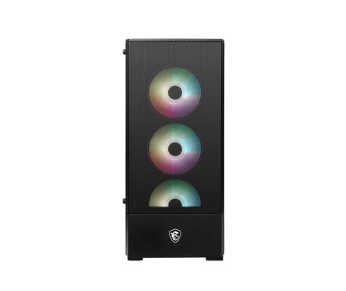 Kotelo MSI MAG FORGE 112R MidiTower Ei sisälly ATX MicroATX MiniITX Väri Musta MAGFORGE112R