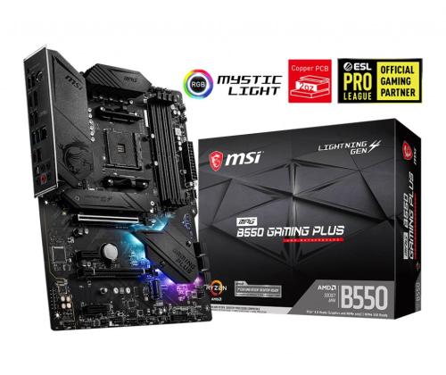 Emolevy MSI AMD B550 SAM4 ATX 2xPCI-Express 3.0 1x 1xPCI-Express 3.0 4x 2xM.2 1xPCI-Express 4.0...