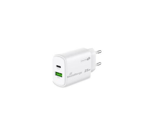 VIRTASOVITIN USB/USB-C 25W/FAST MRMA112-2 MEDIARANGE