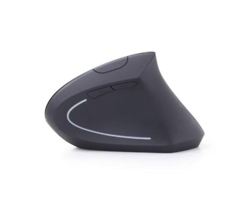 Tietokonehiiri USB OPTICAL langaton musta ERGONOMIC MUSW-ERGO-01 GEMBIRD