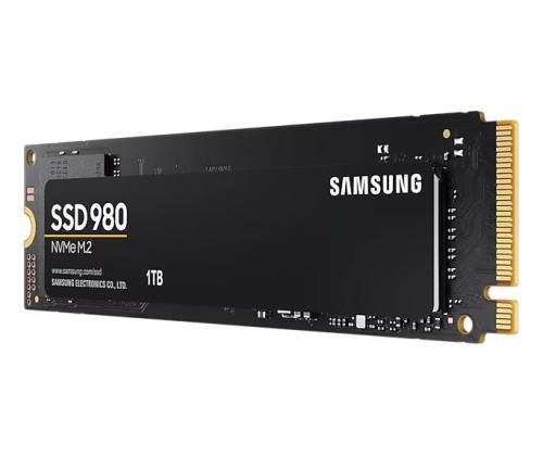 SSD SAMSUNG 980 1TB M.2 PCIE NVMe MLC Kirjoitusnopeus 3000 Mt/s Lukunopeus 3500 Mt/s 2...