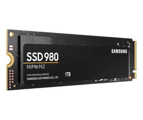 SSD SAMSUNG 980 1TB M.2 PCIE NVMe MLC Kirjoitusnopeus 3000 Mt/s Lukunopeus 3500 Mt/s 2...