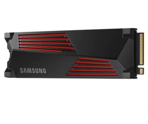 SSD SAMSUNG 990 PRO jäähdytyslevyllä 1 Tt M.2 PCIE NVMe MLC Kirjoitusnopeus 6900 Mt/s Lukunopeus...
