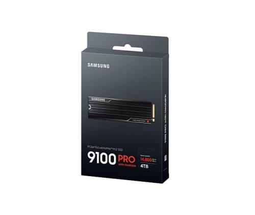 SSD SAMSUNG 9100 PRO 4TB M.2 PCIe Gen5 NVMe TLC Kirjoitusnopeus 13400 Mt/s Lukunopeus 14800...