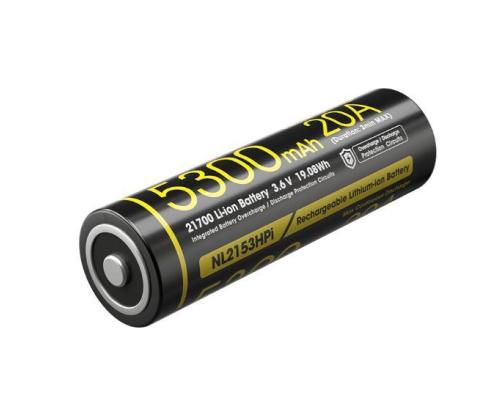 Patareid, laetav LI-ION 3,6 V NL2153HPI (5300 MAH) NITECORE