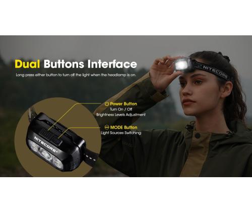 AJOVALAISIN NU-SARJA 500 LUMENIA/NU30 NITECORE