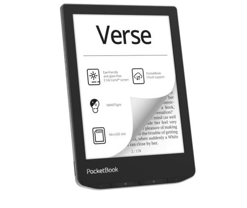 E-reader POCKETBOOK Verse 6" 1024x758 1xUSB-C Micro SD Langaton LAN Harmaa PB629-M-WW PB629-M-WW PB629-M-WW