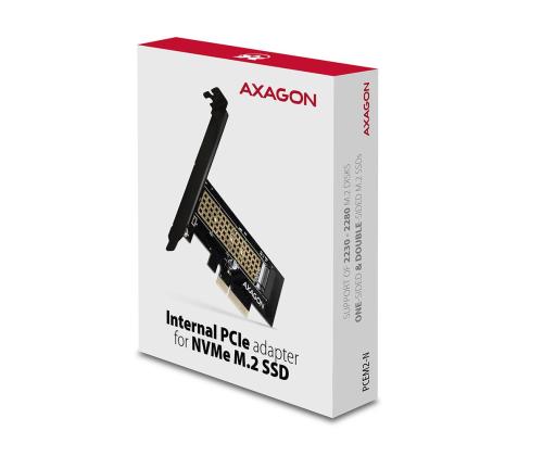 SSD ACC ADAPTERI PCIE NVME/M.2/SP&amp;amp;LP PCEM2-N AXAGON