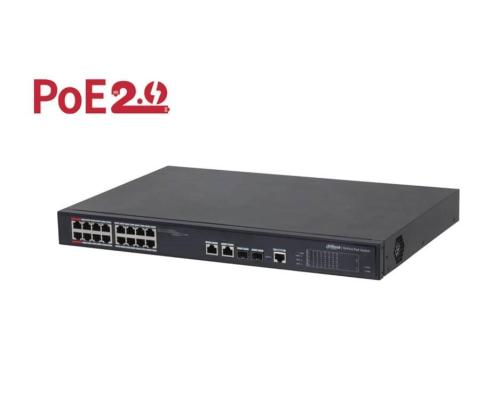 Kytkin DAHUA Tyyppi L2 Työpöytä/jalusta 90 wattia PFS4218-16ET-240-V3