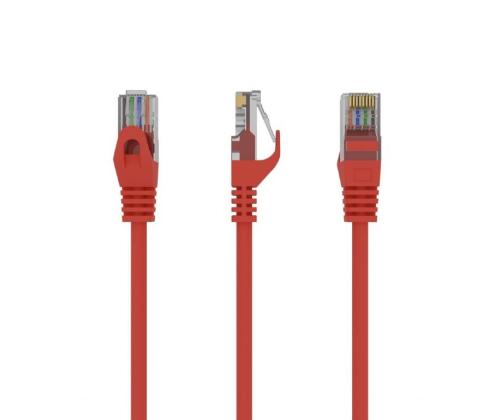 PATCH-KAAPELI CAT6 UTP 0.5M/PUNAINEN PP6U-0.5M/R GEMBIRD