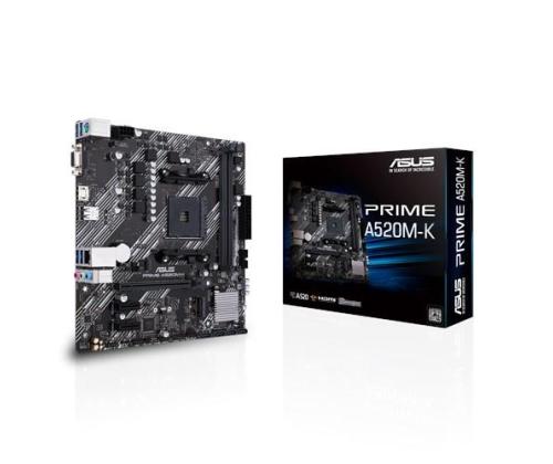 Emolevy ASUS AMD A520 SAM4 MicroATX 2xPCI-Express 3.0 1x 1xPCI-Express 3.0 16x 1xM.2 Muisti...
