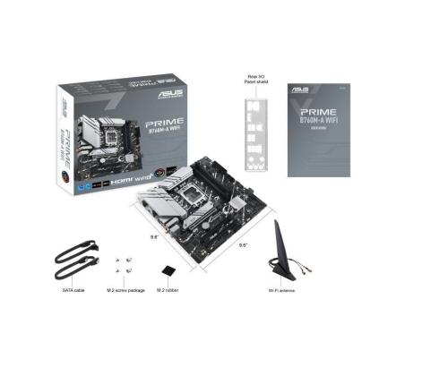 Emolevy ASUS Intel B760 Express LGA1700 Micro-ATX Muisti DDR5 Muistipaikat 4 3xPCI-Express 4.0...