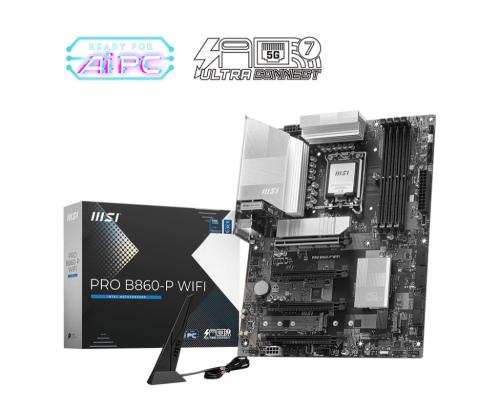 Emolevy MSI Intel B860 Express LGA1851 ATX Muisti DDR5 Muistipaikat 4 2xPCI-Express 4.0 1x...