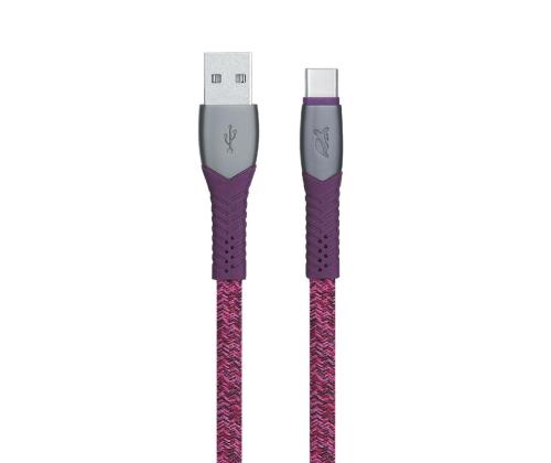 KAAPELI USB-C-USB2 1.2M/PUNAINEN PS6102 RD12 RIVACASE