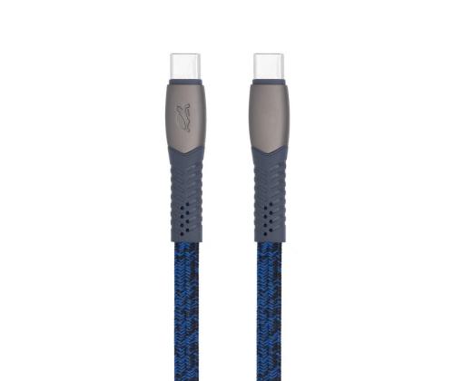 KAAPELI USB-C:hen USB-C:hen 1.2M/BLUE PS6105 BL12 RIVACASE
