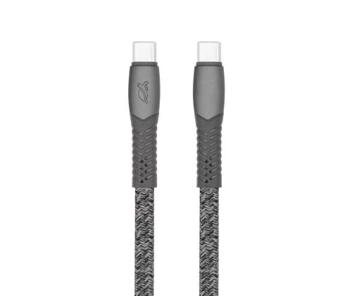 KAAPELI USB-C USB-C 1.2M/HARMAA PS6105 GR12 RIVACASE