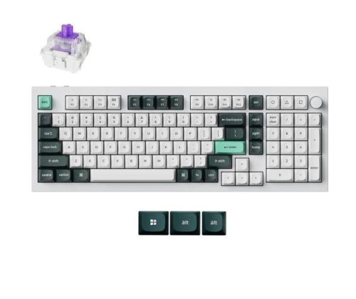 NÄPPÄIMISTÖ WRL Q5 HE RGB/SHELL VALKOINEN Q5H-P1 KEYCHRO