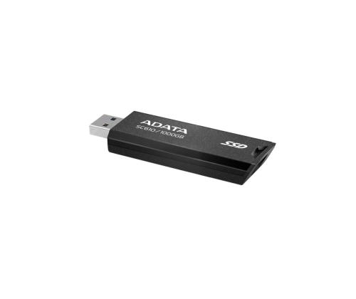 Ulkoinen SSD ADATA SC610 1TB USB 3.2 Kirjoitusnopeus 500 Mt/s Lukunopeus 550 Mt/s SC610...