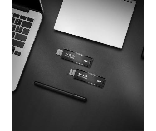 Ulkoinen SSD ADATA SC610 2TB USB 3.2 Kirjoitusnopeus 500 Mt/s Lukunopeus 550 Mt/s SC610...
